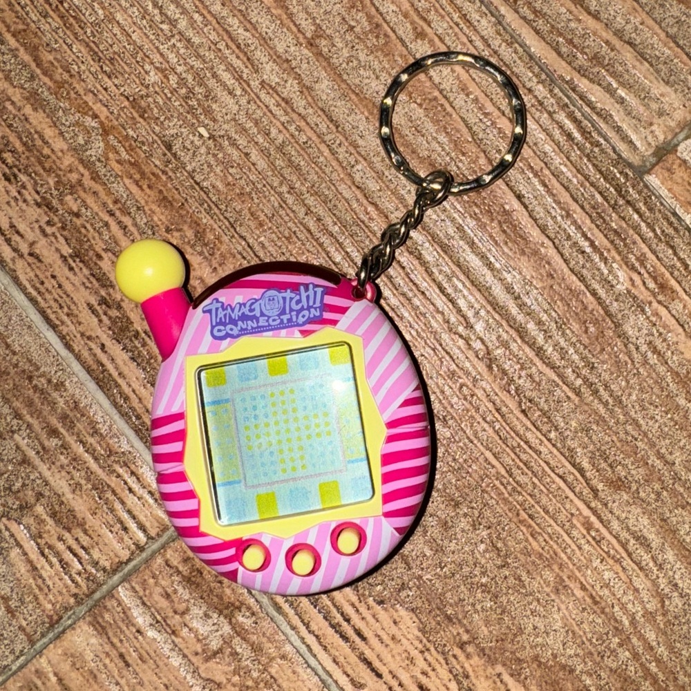 Bandai 2004 Tamagotchi ConnectionV3 BlueBubbles &Connection V4 2004 Pink Striped